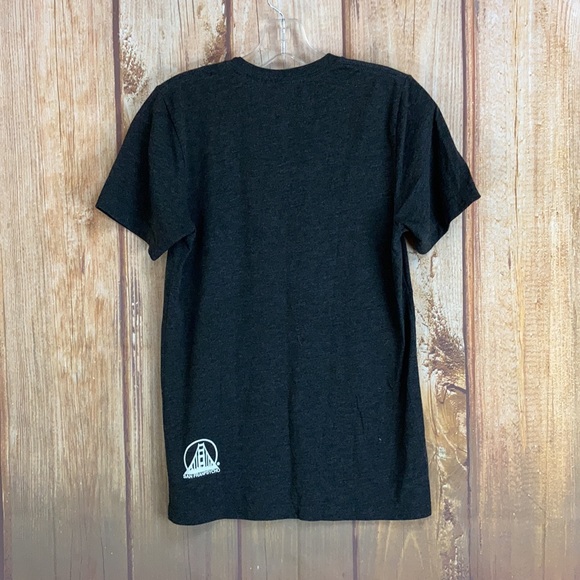 ➡️San FranPsycho Charcoal/Orange Tee Size Small - Picture 4 of 6